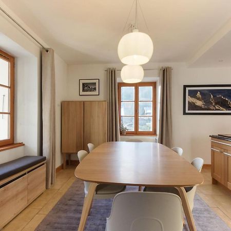 Apartmán Les Alpins - Centre De Chamonix - Renove Avec Jardin Et Vue Imprenable Sur Le Montblanc Exteriér fotografie