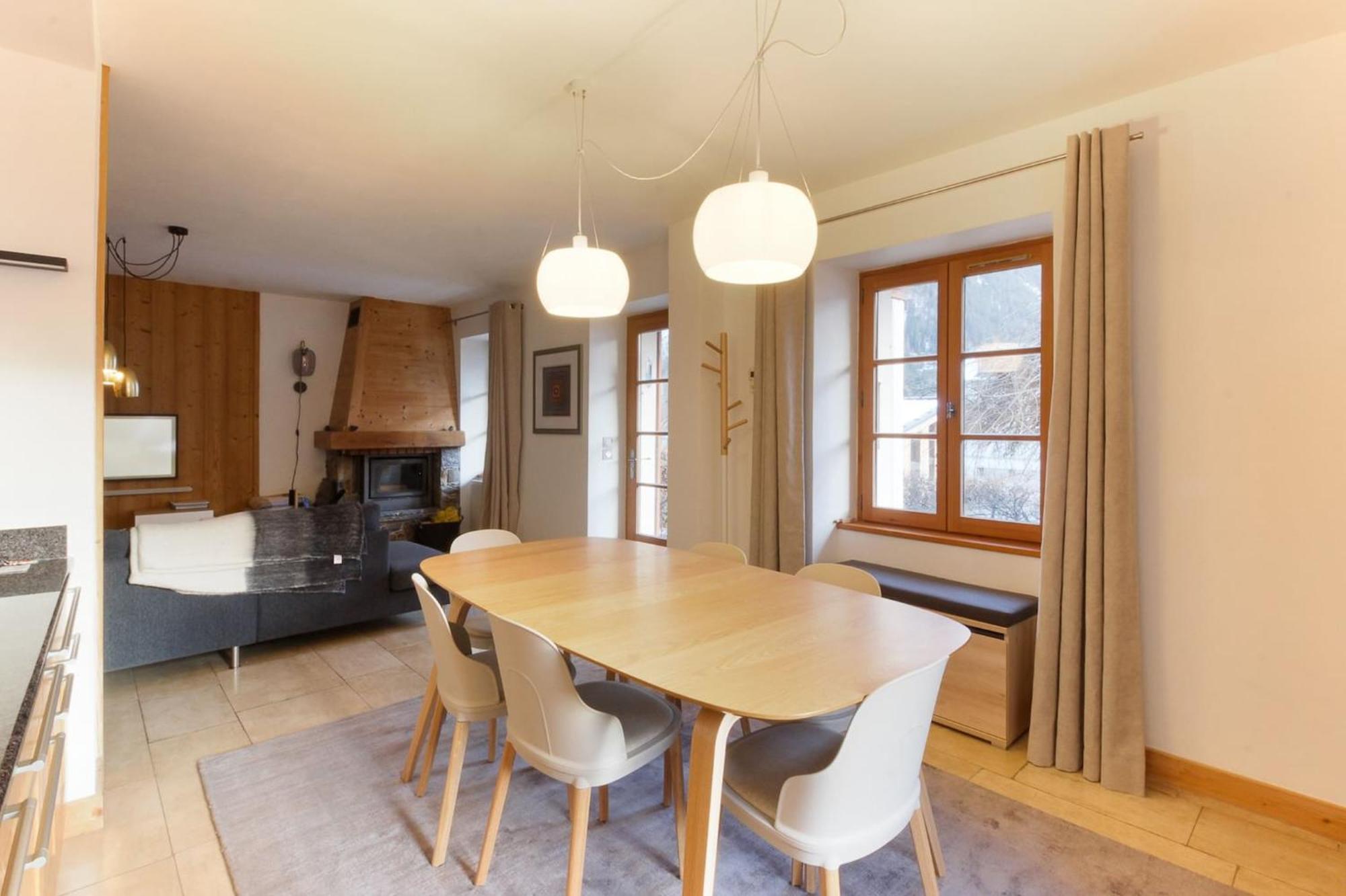 Apartmán Les Alpins - Centre De Chamonix - Renove Avec Jardin Et Vue Imprenable Sur Le Montblanc Exteriér fotografie