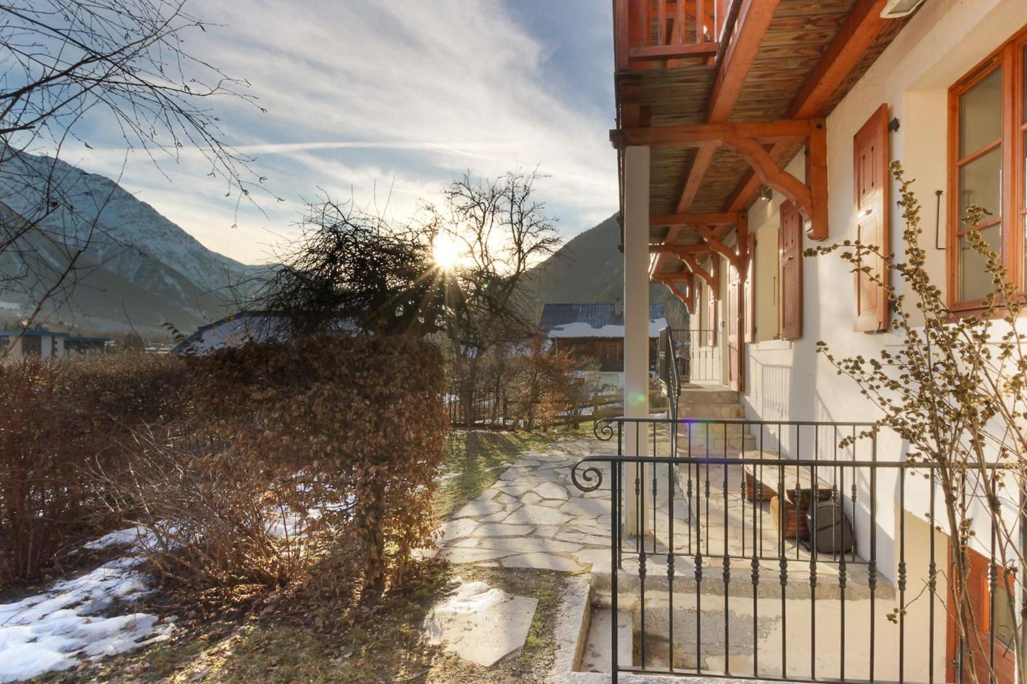 Apartmán Les Alpins - Centre De Chamonix - Renove Avec Jardin Et Vue Imprenable Sur Le Montblanc Exteriér fotografie