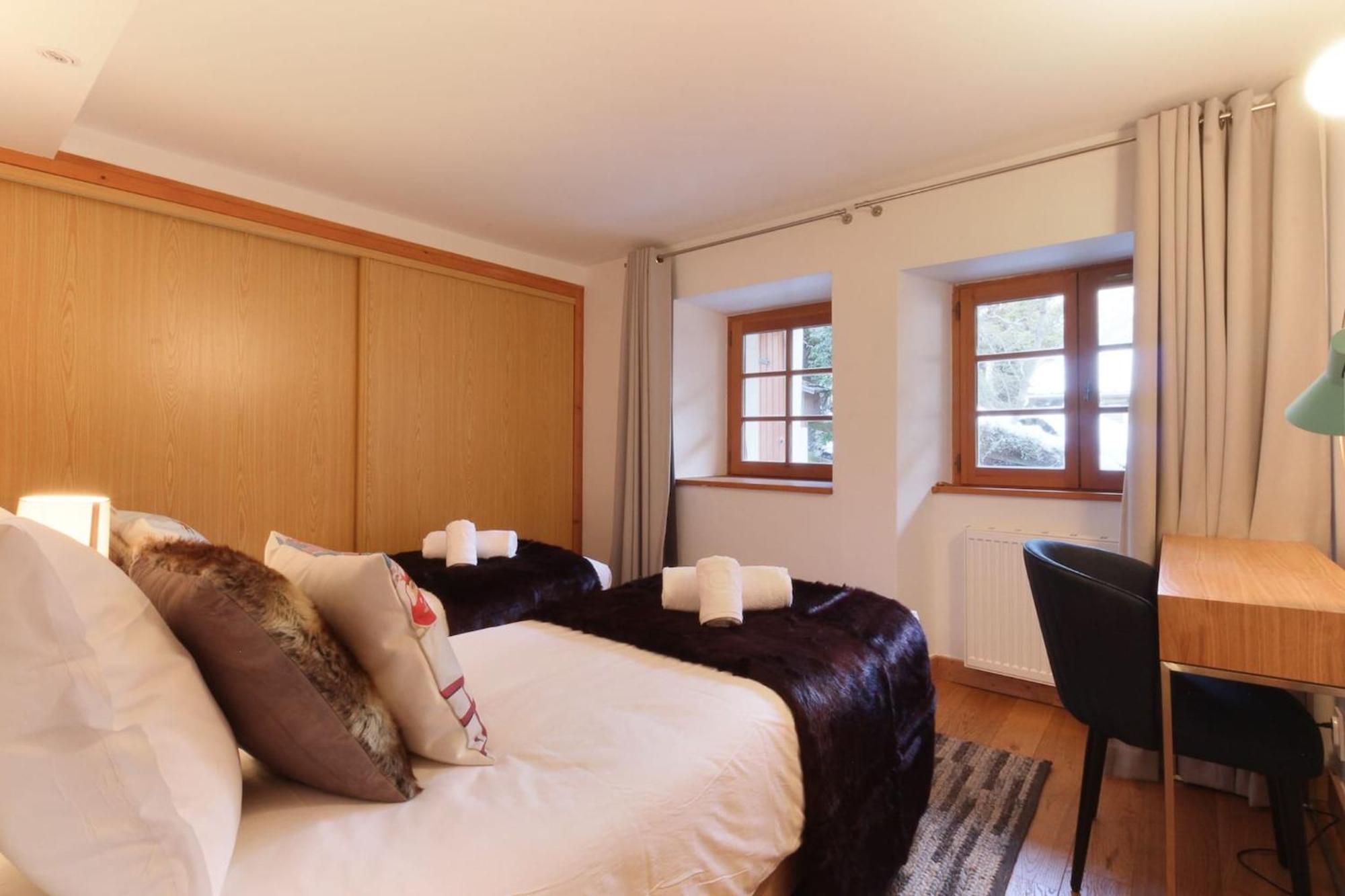 Apartmán Les Alpins - Centre De Chamonix - Renove Avec Jardin Et Vue Imprenable Sur Le Montblanc Exteriér fotografie