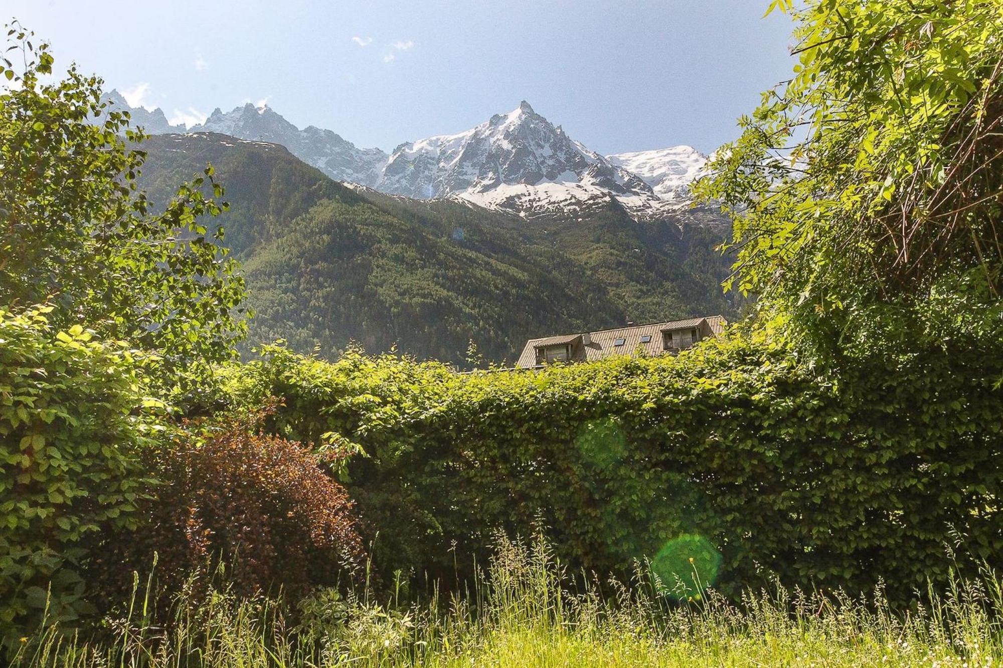 Apartmán Les Alpins - Centre De Chamonix - Renove Avec Jardin Et Vue Imprenable Sur Le Montblanc Exteriér fotografie