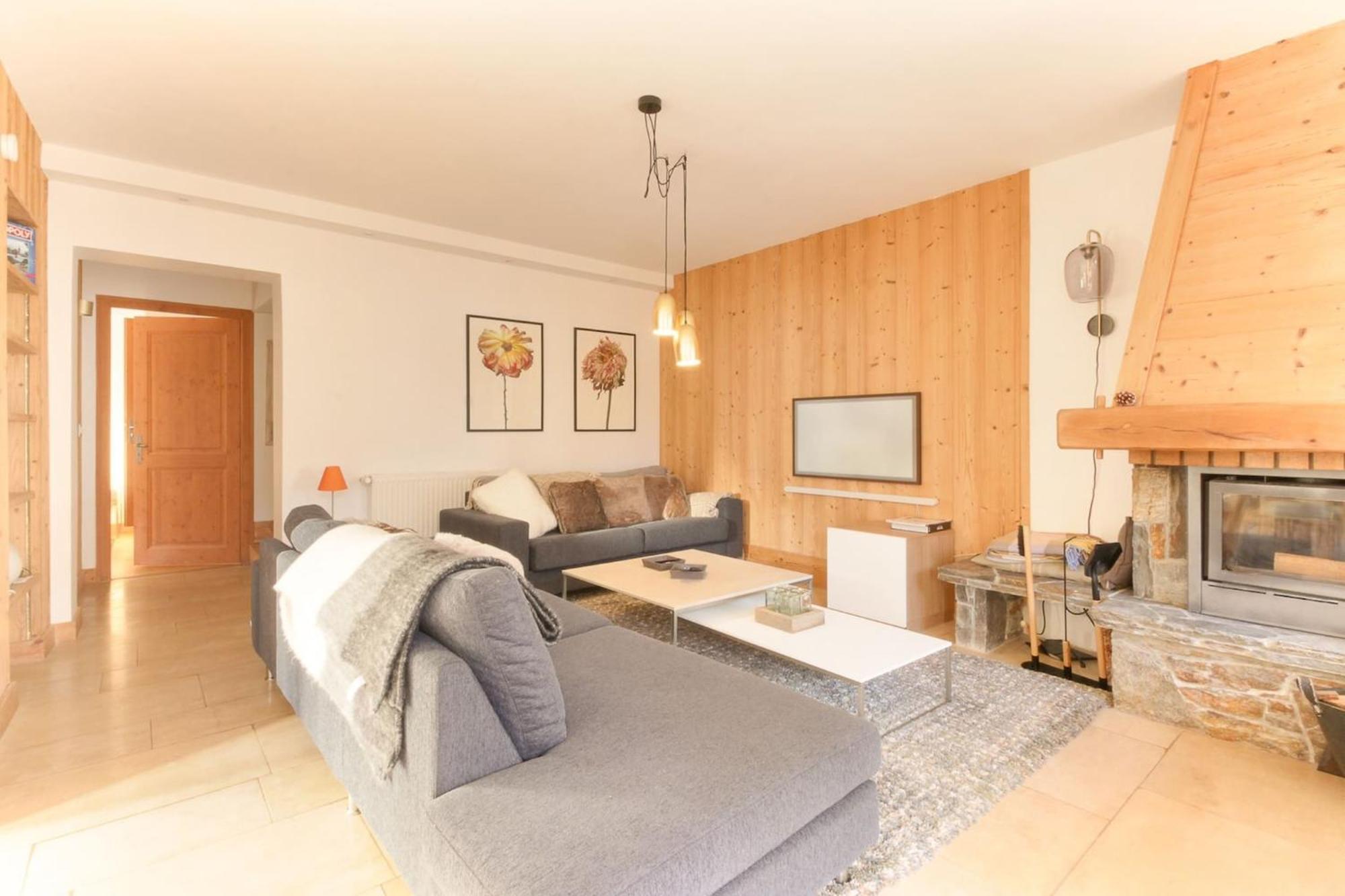 Apartmán Les Alpins - Centre De Chamonix - Renove Avec Jardin Et Vue Imprenable Sur Le Montblanc Exteriér fotografie