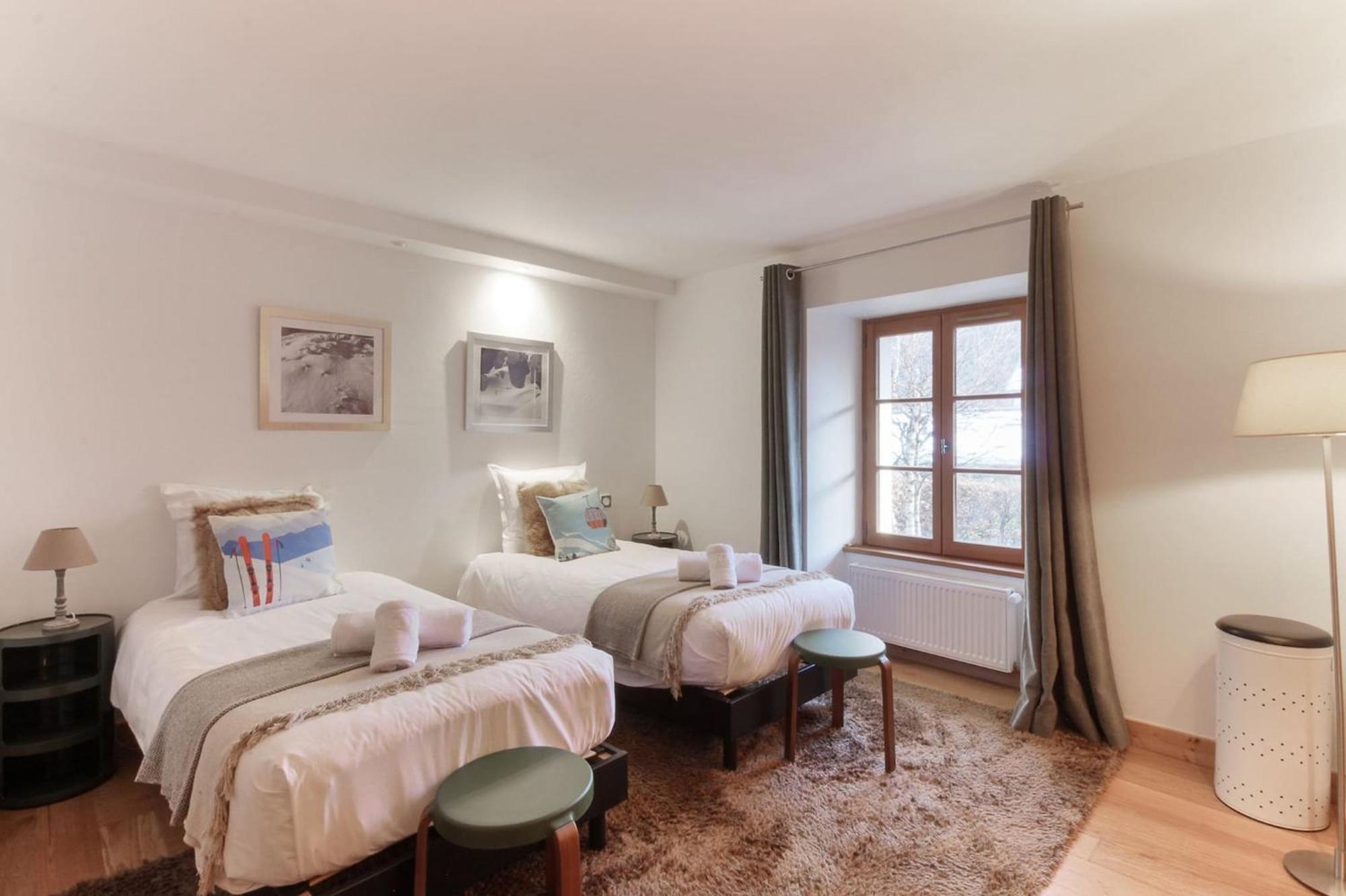 Apartmán Les Alpins - Centre De Chamonix - Renove Avec Jardin Et Vue Imprenable Sur Le Montblanc Exteriér fotografie